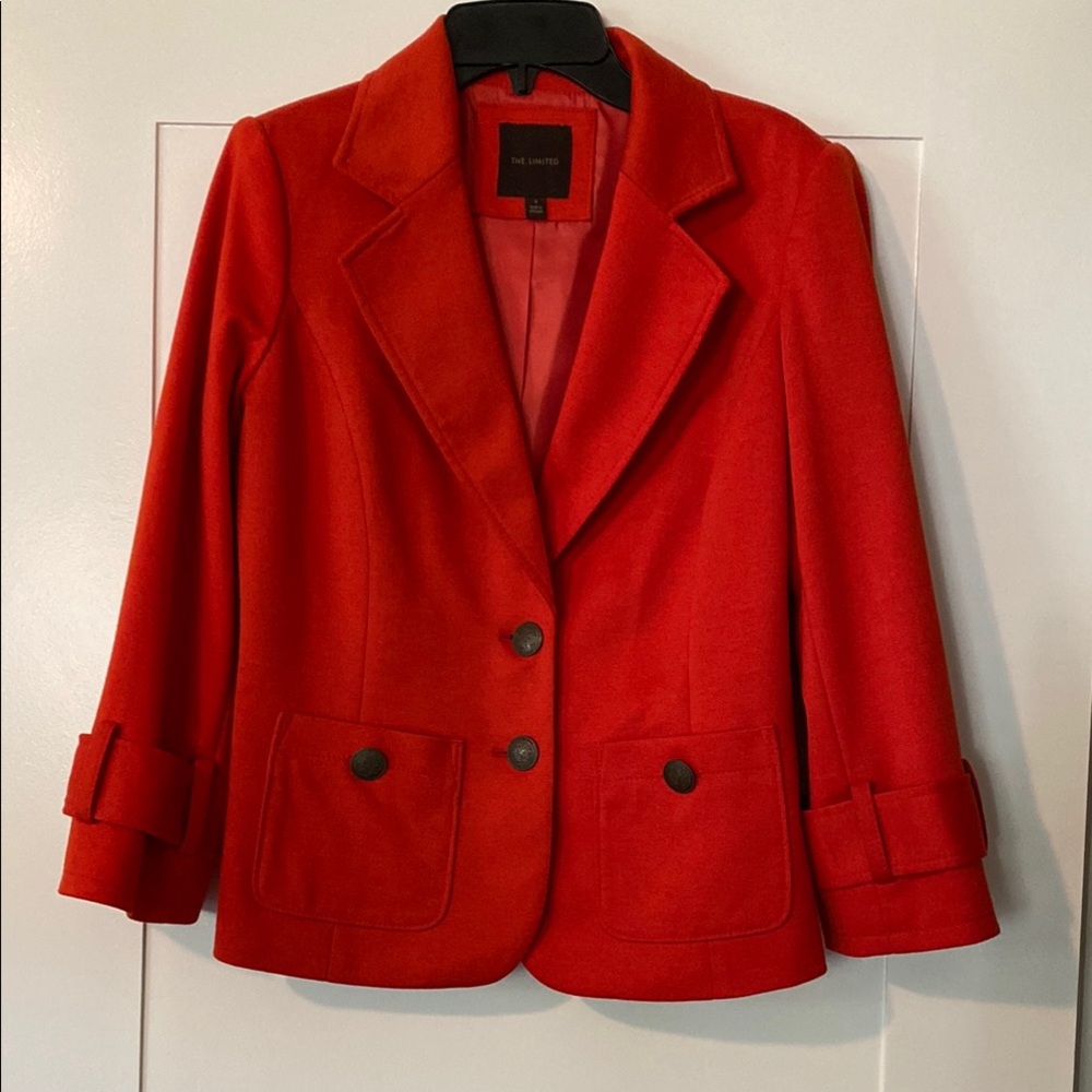 The Limited Burnt Orange Blazer Jacket - Size Small